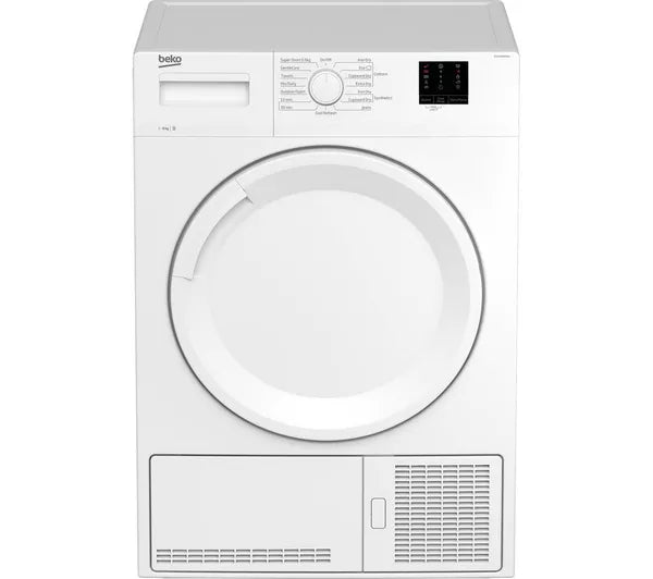 Grade A BEKO DTKCE80021W 8 kg Condenser Tumble Dryer - White