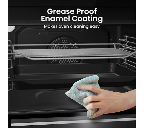 HISENSE BID95211XUK Electric Double Oven - Stainless Steel