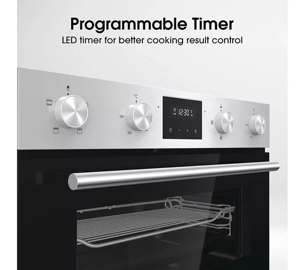 HISENSE BID95211XUK Electric Double Oven - Stainless Steel