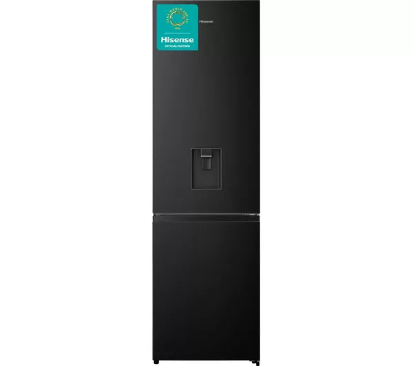 Grade A HISENSE RB435N4WE 60/40 Fridge Freezer - Black Stainless Steel BB5636