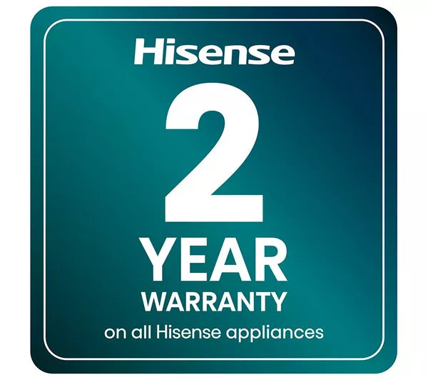 HISENSE RB435N4BFE 60/40 Fridge Freezer - Black Stainless Steel