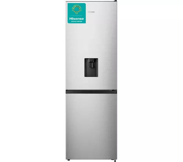 HISENSE RB390N4WCE 60/40 Fridge Freezer - Stainless Steel