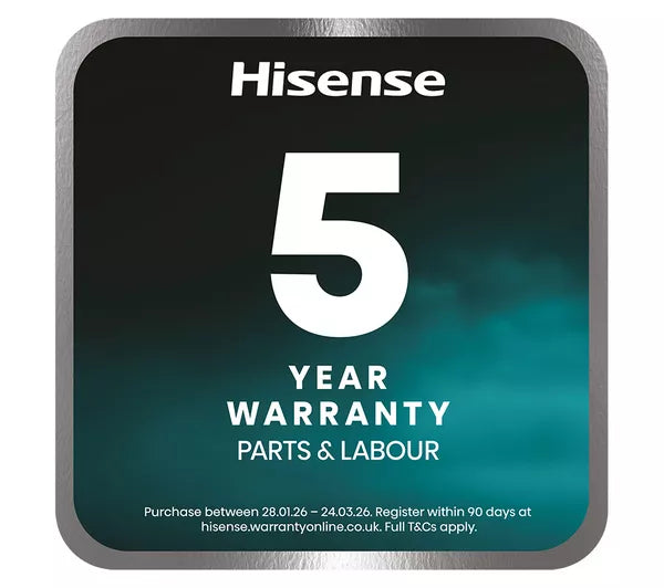 HISENSE 5S Series DH5S102BW WiFi-enabled 10 kg Heat Pump Tumble Dryer - White