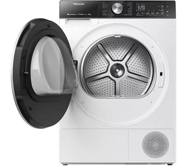 HISENSE 5S Series DH5S102BW WiFi-enabled 10 kg Heat Pump Tumble Dryer - White