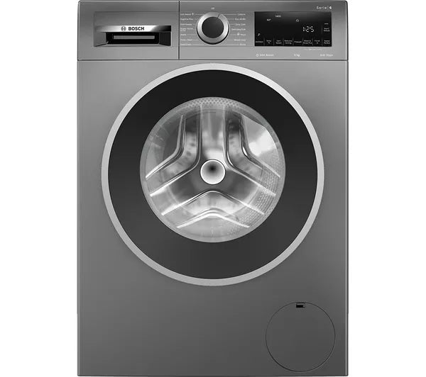 BOSCH Series 6 WGG244ZCGB AntiStain 9 kg 1400 Spin Washing Machine - Graphite