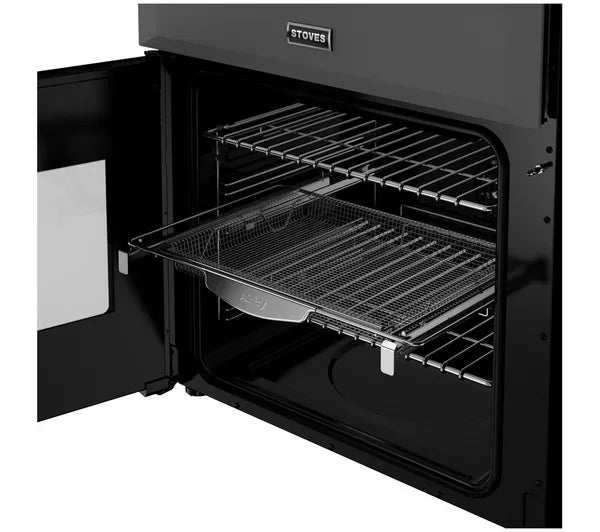 STOVES Richmond Deluxe 60DF Dual Fuel Cooker - Anthracite & Chrome