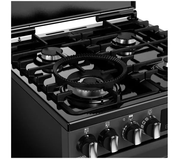 STOVES Richmond Deluxe 60DF Dual Fuel Cooker - Anthracite & Chrome