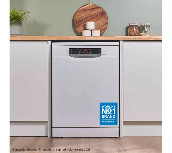 BOSCH Series 2 SMS26AW08G Full-size Dishwasher - White