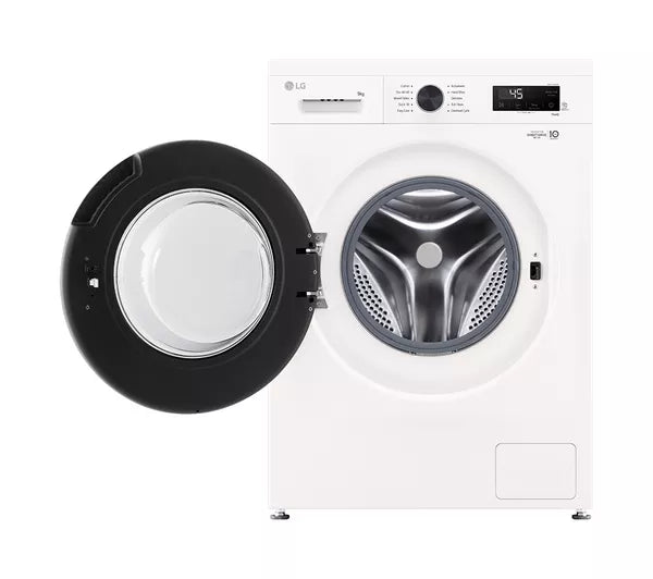 LG X10 Series Direct Drive F4X1009NWK WiFi-enabled 9 kg 1400 Spin Washing Machine - White
