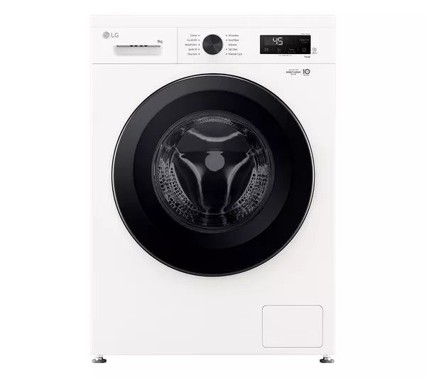 LG X10 Series Direct Drive F4X1009NWK WiFi-enabled 9 kg 1400 Spin Washing Machine - White