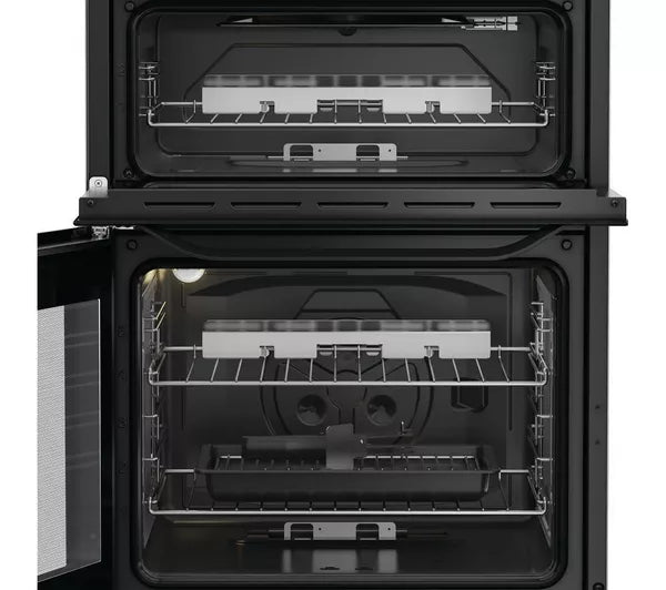 HOTPOINT HDG6GDCB1 60 cm Gas Cooker - Black