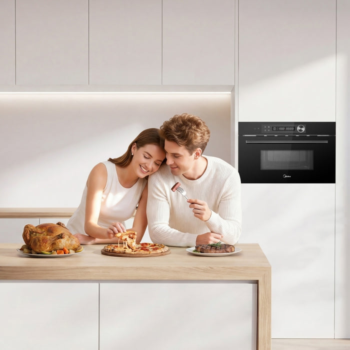 Midea MBOTG934E4MO-BK Built-In Microwave, Black