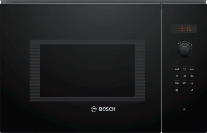 Bosch Series 4 BFL553MB0B 25 Litre 38cm High, Built In Small Standard Microwave Oven - Black