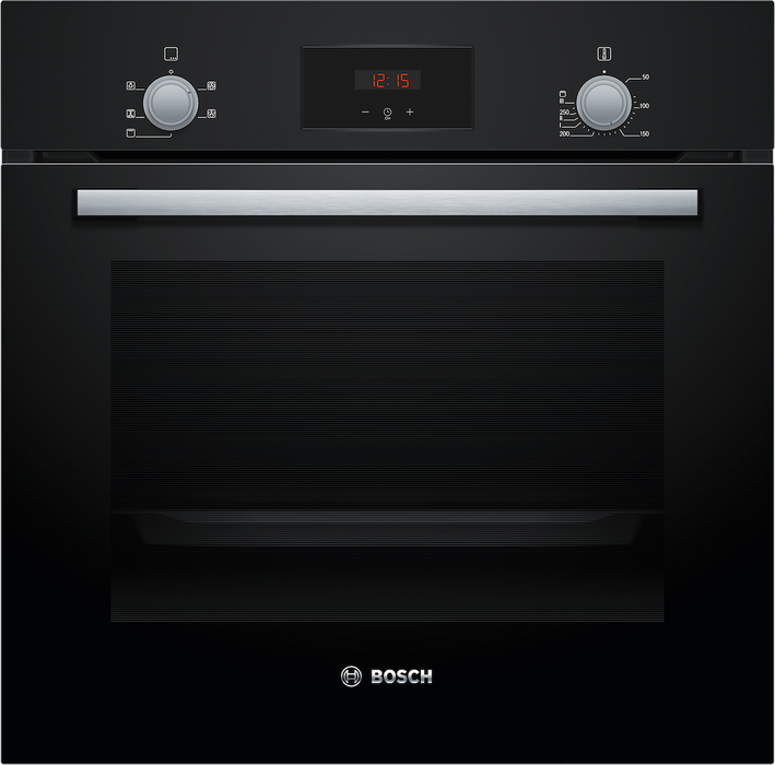 Bosch HHF113BA0B Serie 2 Stainless Steel Electric Oven -Black