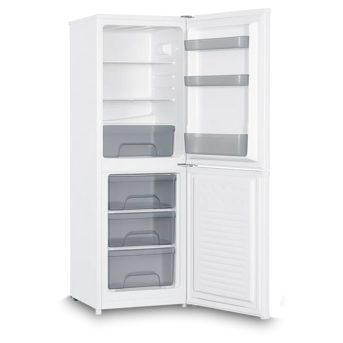 Montpellier MDAS144W - Small White Fridge Freezer - 142L - E Energy