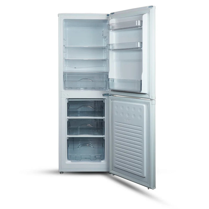 Montpellier MDAS144W - Small White Fridge Freezer - 142L - E Energy