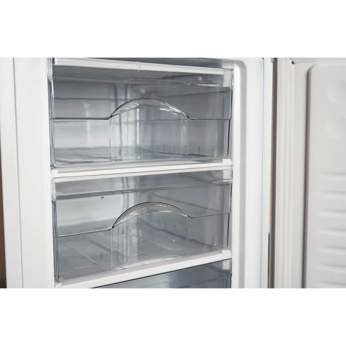 Montpellier MDAS144W - Small White Fridge Freezer - 142L - E Energy