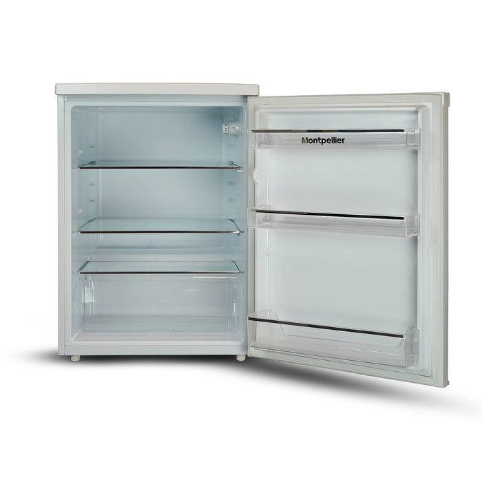 Montpellier MDAUCL60W Undercounter Fridge in White