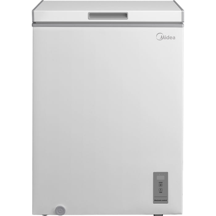 Midea MDRC211FZE01 Static 143l Chest Freezer, White, E Rated