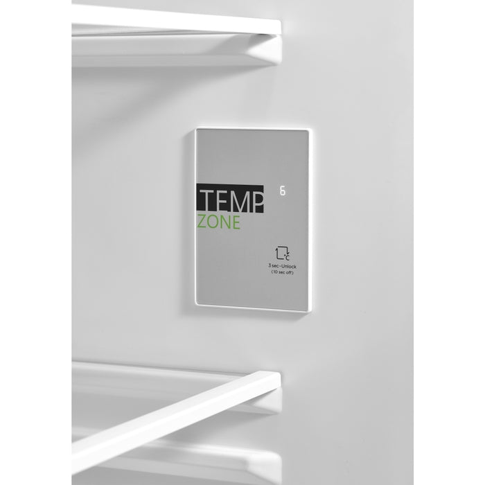 Midea MDRE353FGE01D Total No Frost Integrated Fridge Freezer, Sliding Hinge, 70/30, E Rated