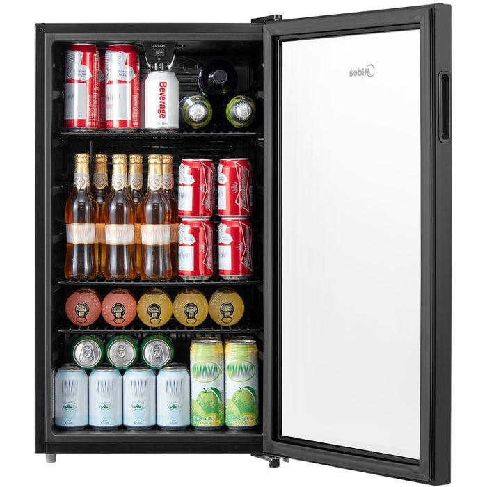 Midea MDRW150FGG22B Wine Cooler, Black, E Rated