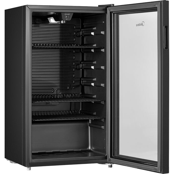 Midea MDRW150FGG22B Wine Cooler, Black, E Rated