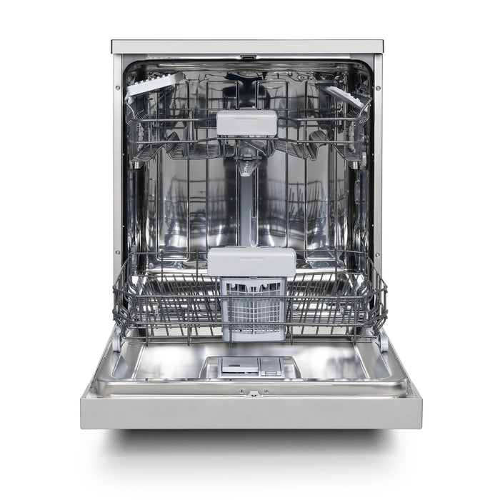 Montpellier MDWD1464S 60cm Freestanding Dishwasher in Silver
