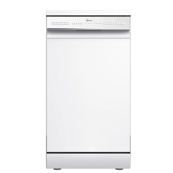Midea MDWEF1034C(W)-WG-UK White 10 Place Setting Freestanding Slimline 45Cm Dishwasher