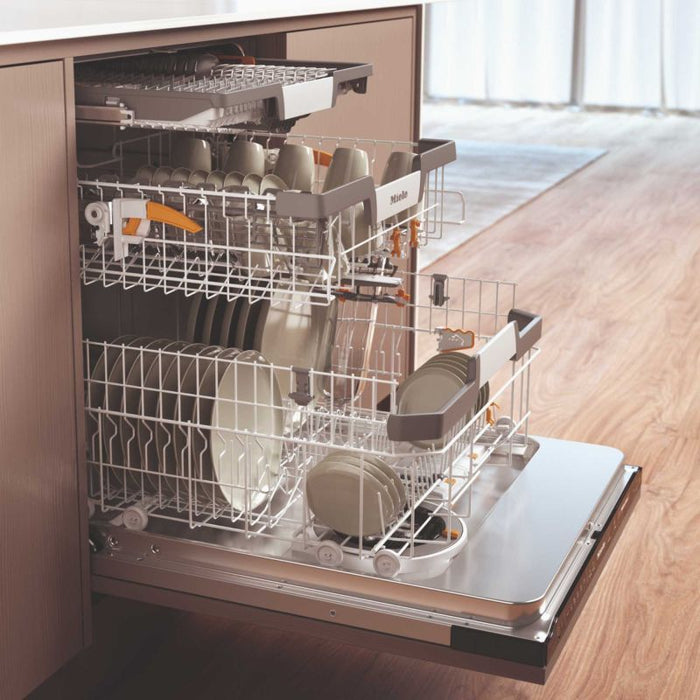 Miele G7650SCVI Fully Integrated 14 Place AutoDos Dishwasher - Obsidian Black