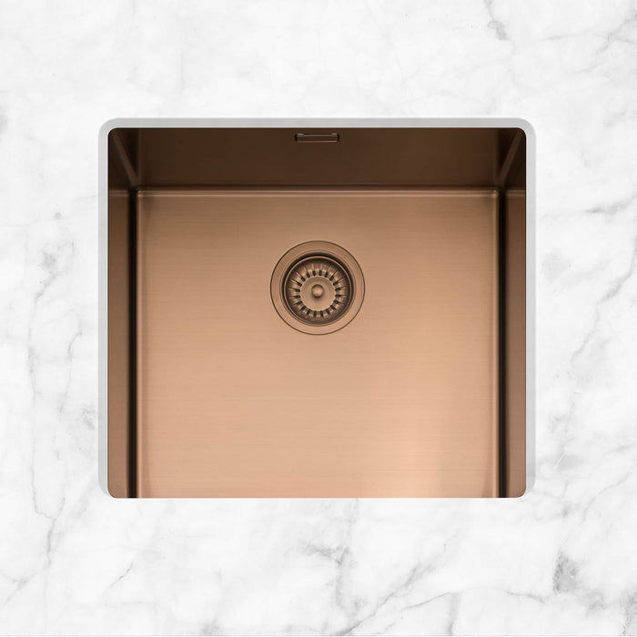 Caple Mode 45 Inset or Undermount Sink Copper