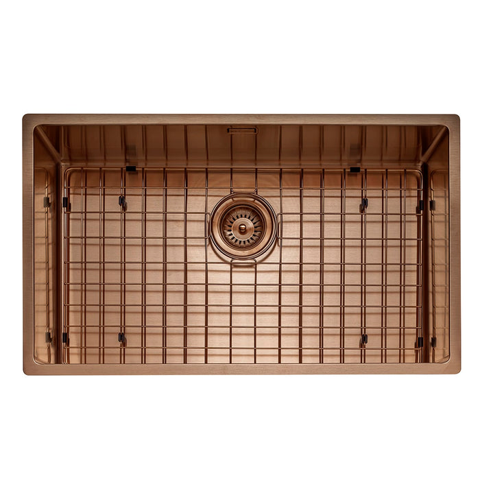 Caple Mode 740 Inset or Undermount Sink Gold, Copper and Gunmetal