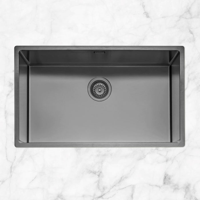 Caple Mode 740 Inset or Undermount Sink Gold, Copper and Gunmetal