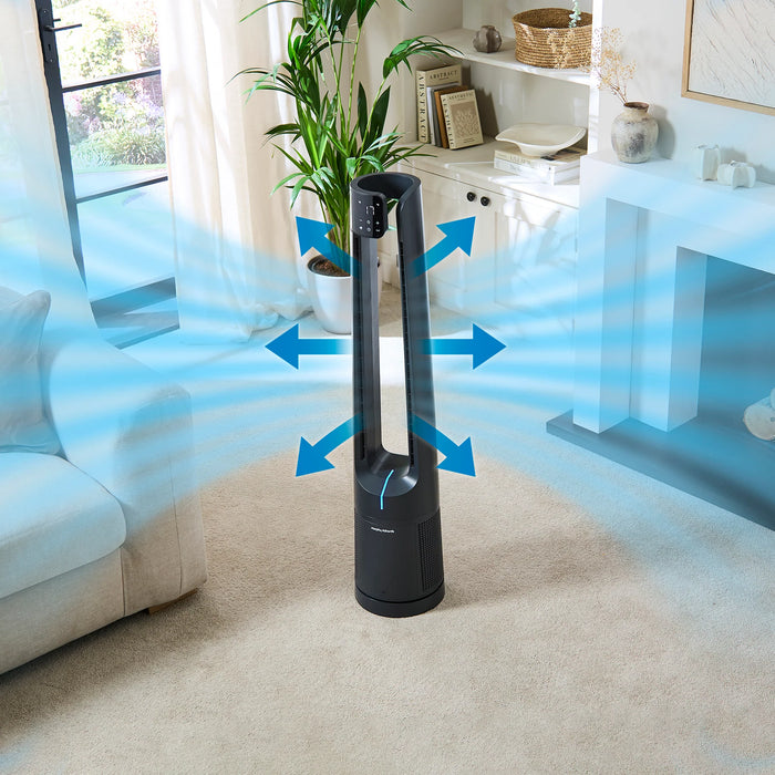 Morphy Richards Flexi Freeze 42" Bladeless Tower Fan & Air Purifier with Remote Control