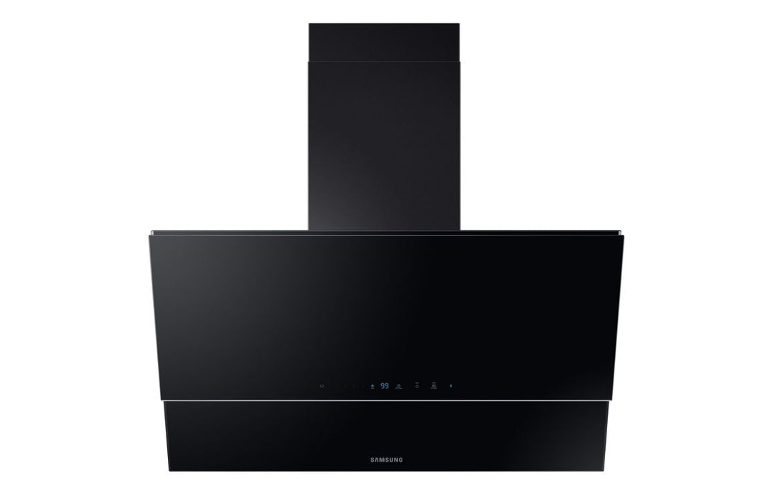 Samsung NK36N9804VB Series 7 Cooker Hood with Auto Connectivity - Black Glass, A+ Rated