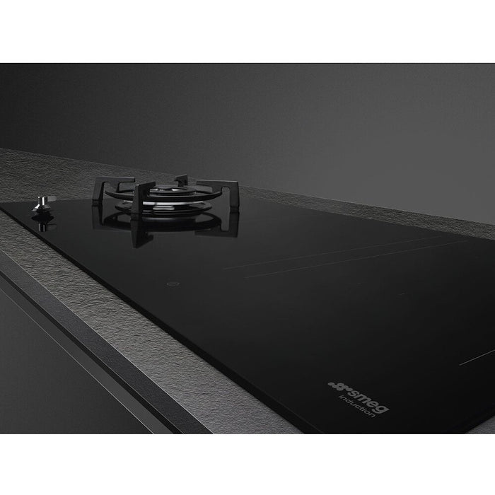 Smeg PM3953D Classic 90cm Mixed Fuel Hob, Black