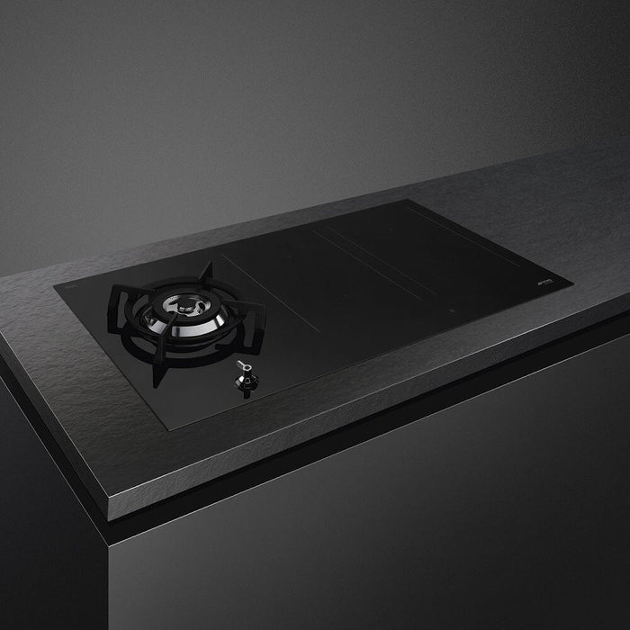 Smeg PM3953D Classic 90cm Mixed Fuel Hob, Black