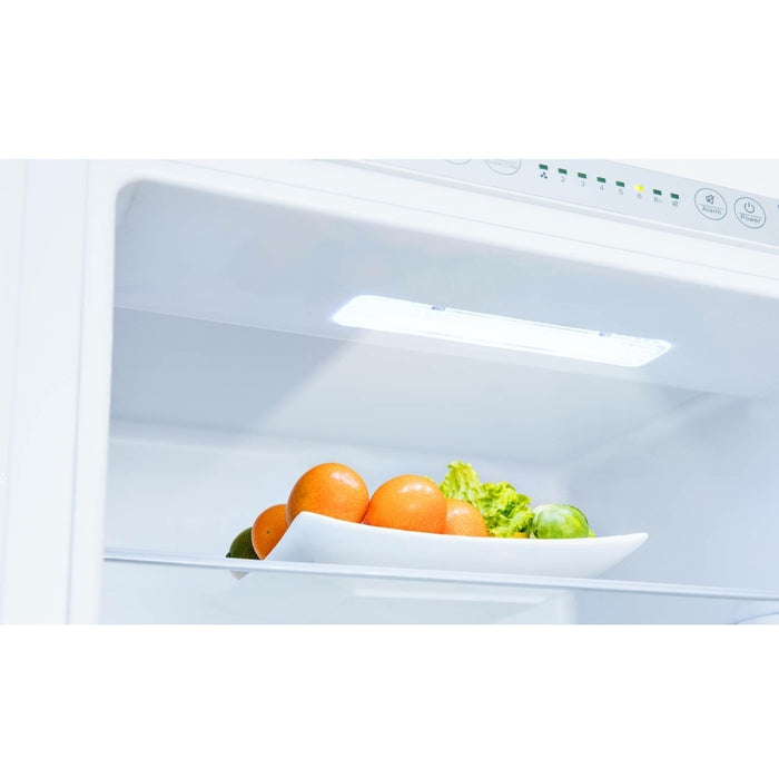 Grade A Hisense RIB312F4AWE No Frost Integrated Fridge Freezer, Sliding Hinge, 70/30, White, E Rated BB9426