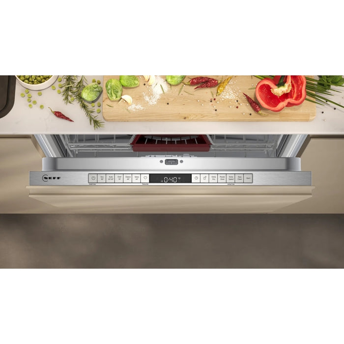 Neff S155HVX00G N50 Fully Integrated Dishwasher, 14 Place Settings, D Rated