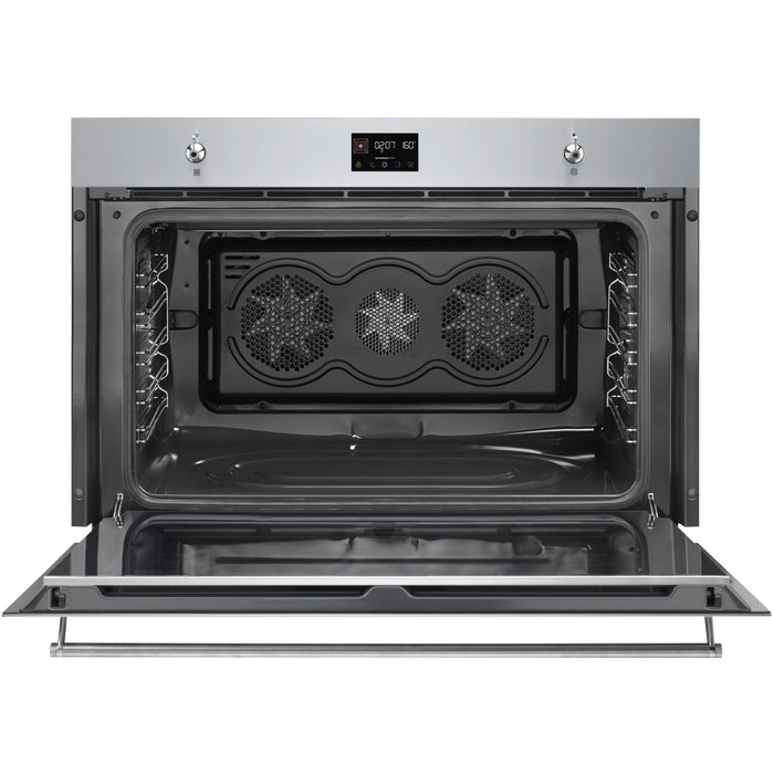 Smeg Classic SF9302TX Built In Electric Single Oven - Stainless Steel - A+ Rated