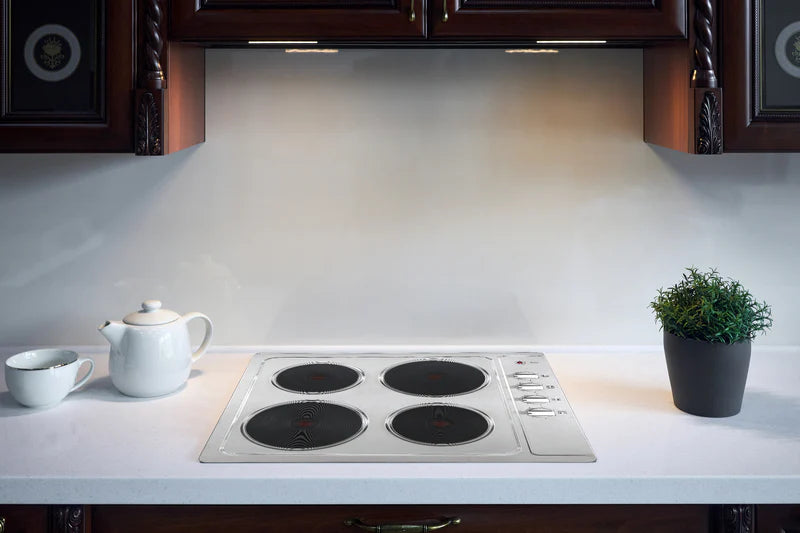 Montpellier SP601X - Stainless Steel Solid Plate Hobs - 4 Zones - 6000W Total Power