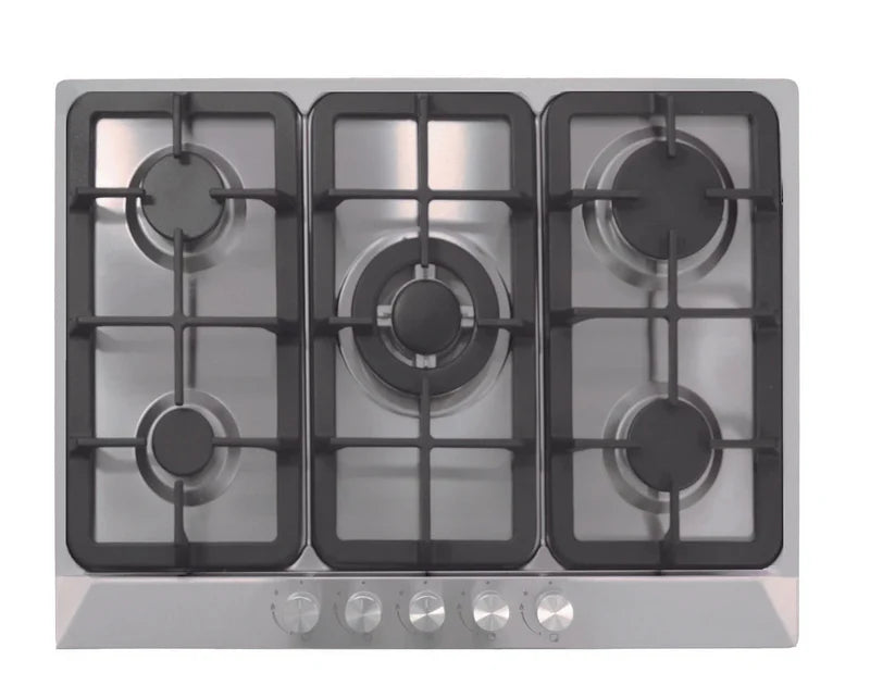 Cata UBGHDFFJ70.1 - Stainless Steel 70cm Gas Hob - 5 Burners