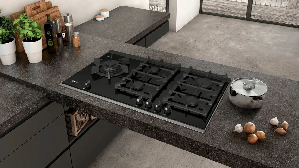 NEFF N90 T29TS79N0 85cm Gas Hob - Black