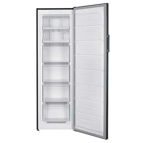 Teknix TFF1715B, 204L Single Door Freezer, Total No Frost, Black