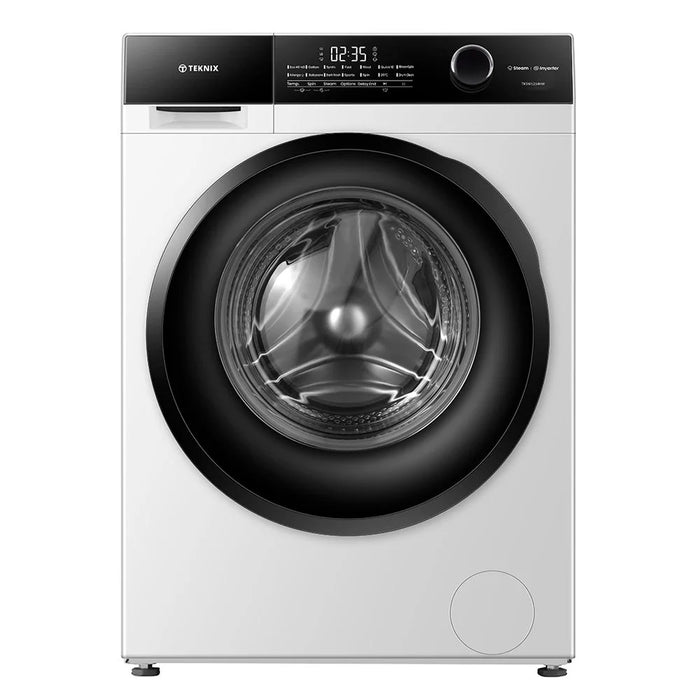 Teknix TK5W1214HW, 12kg 1400spin Freestanding Washer, White