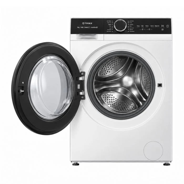 Teknix TK5WMA914W - White 9KG Washing Machine - 1400 RPM - A energy