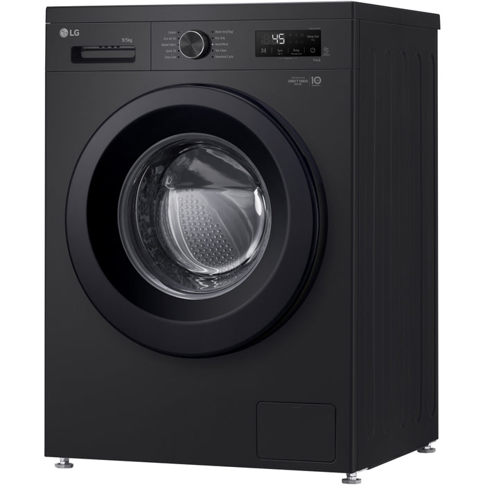 LG W4X1095NNK Washer Dryer, 9kg/5kg, 1400 Spin, Black, E Rated