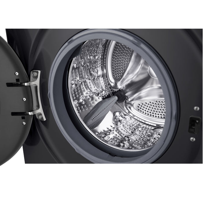 LG W4X1095NNK Washer Dryer, 9kg/5kg, 1400 Spin, Black, E Rated