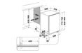 Whirlpool W8I HF58 TU UK Built In 14 Place Setting Dishwasher