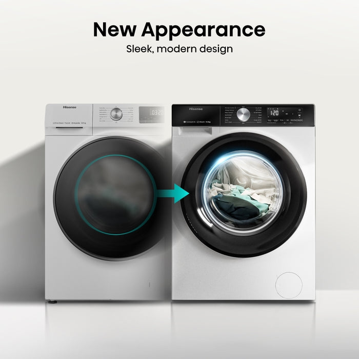 Hisense WF3S1043BW3 Washing Machine, 10.5kg, 1400 Spin, White, A Rated