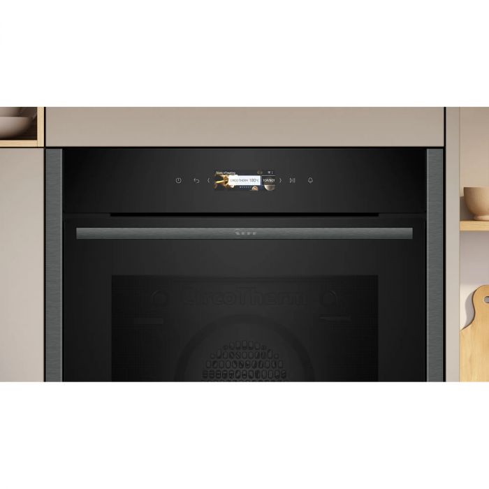 NEFF B24CR71G0B Electric Pyrolytic Smart Oven - Graphite